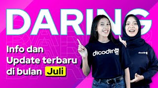Info Acara Live, Beasiswa, dan Kelas Terbaru | Daring (Dicoding Sharing) Juli 2020
