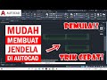 Tutorial autocad cara membuat kusen jendela dengan cepat #7