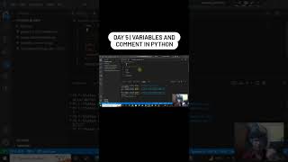 Day 5 | Python Programming | Variables & Comments in Python #challenge #day5 #shorts #python