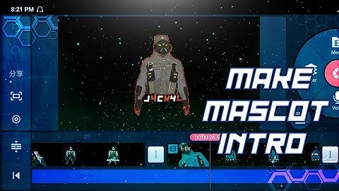 Make Mascot intro on android!! Kinemaster.