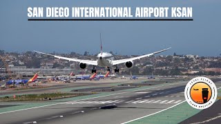 4K HD Plane Spotting San Diego International Airport SAN