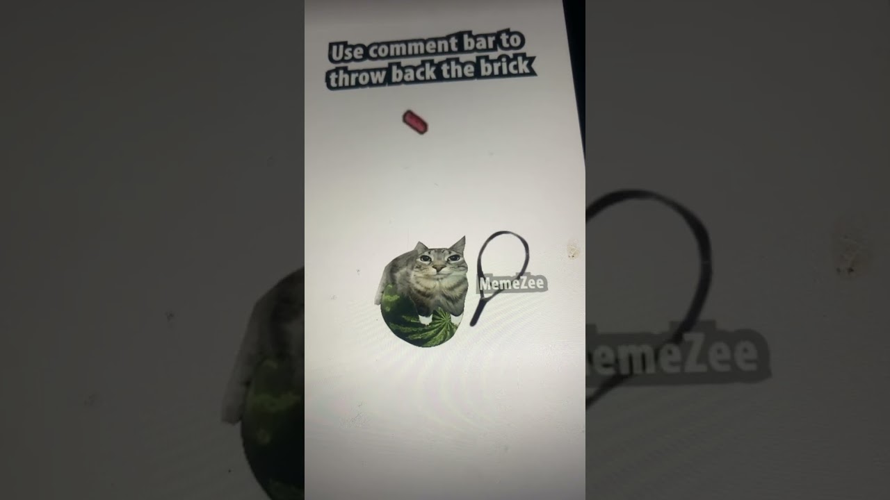 Hit the brick with comment bar 