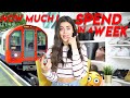 What I Spend in a WEEK! 22 Year old living in LONDON