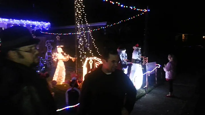 Best Christmas light show ever put on by Steve Hig...
