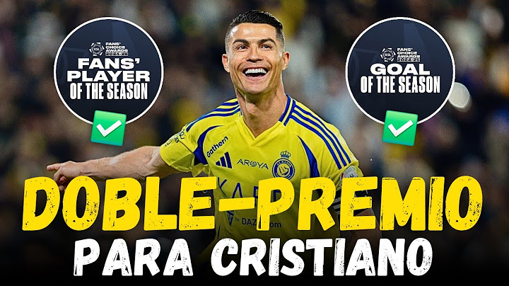 ¡Doble Premio! 🎖️🎖️ CRISTIANO RONALDO gana el MVP y MEJOR GOL de la Temporada en la Liga Saudí 2025