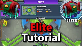 Bloonarius Elite Tutorial  ||  Spillway  ||  (BTD6)