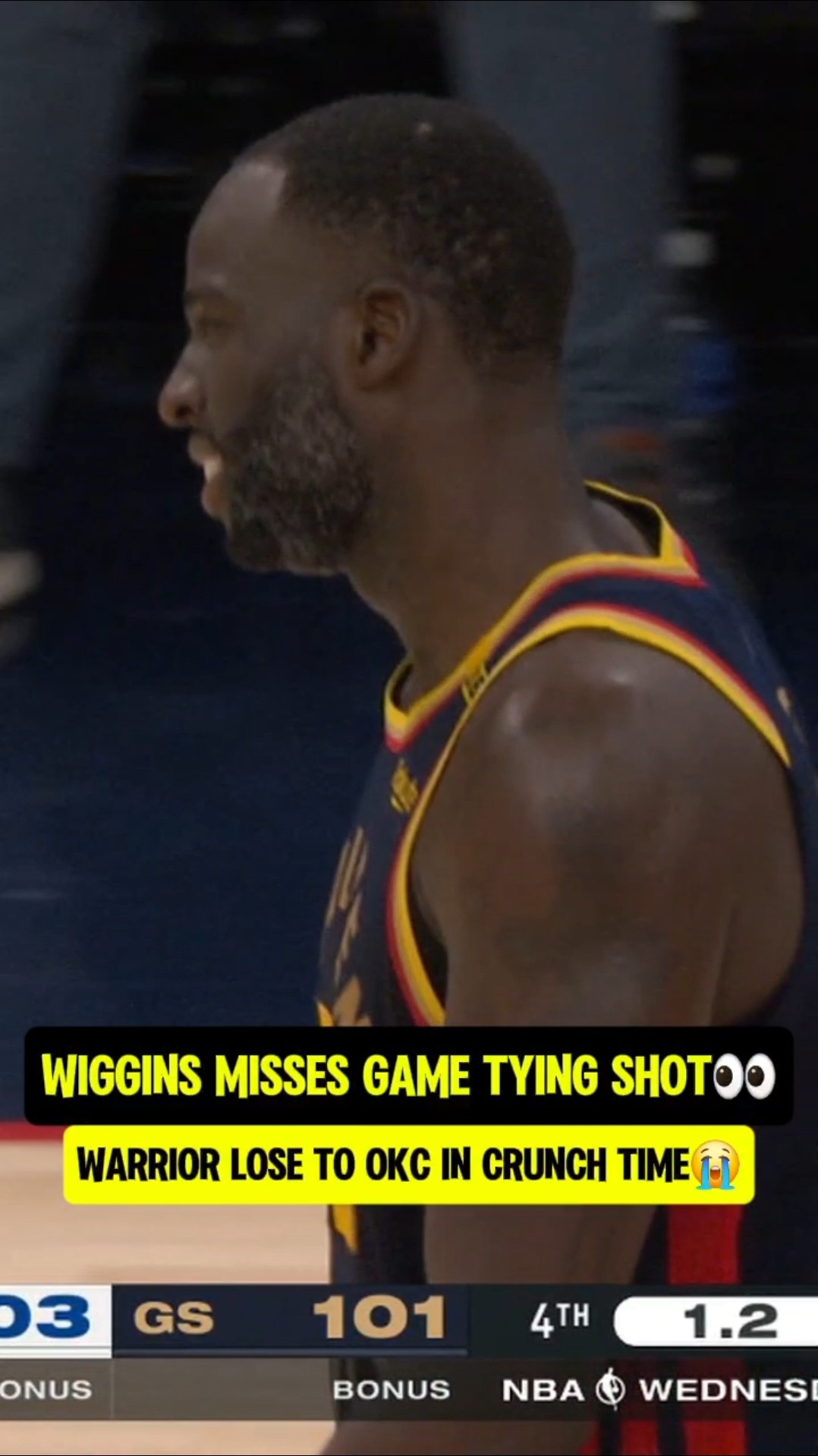 Wiggins could have sent it to OT?