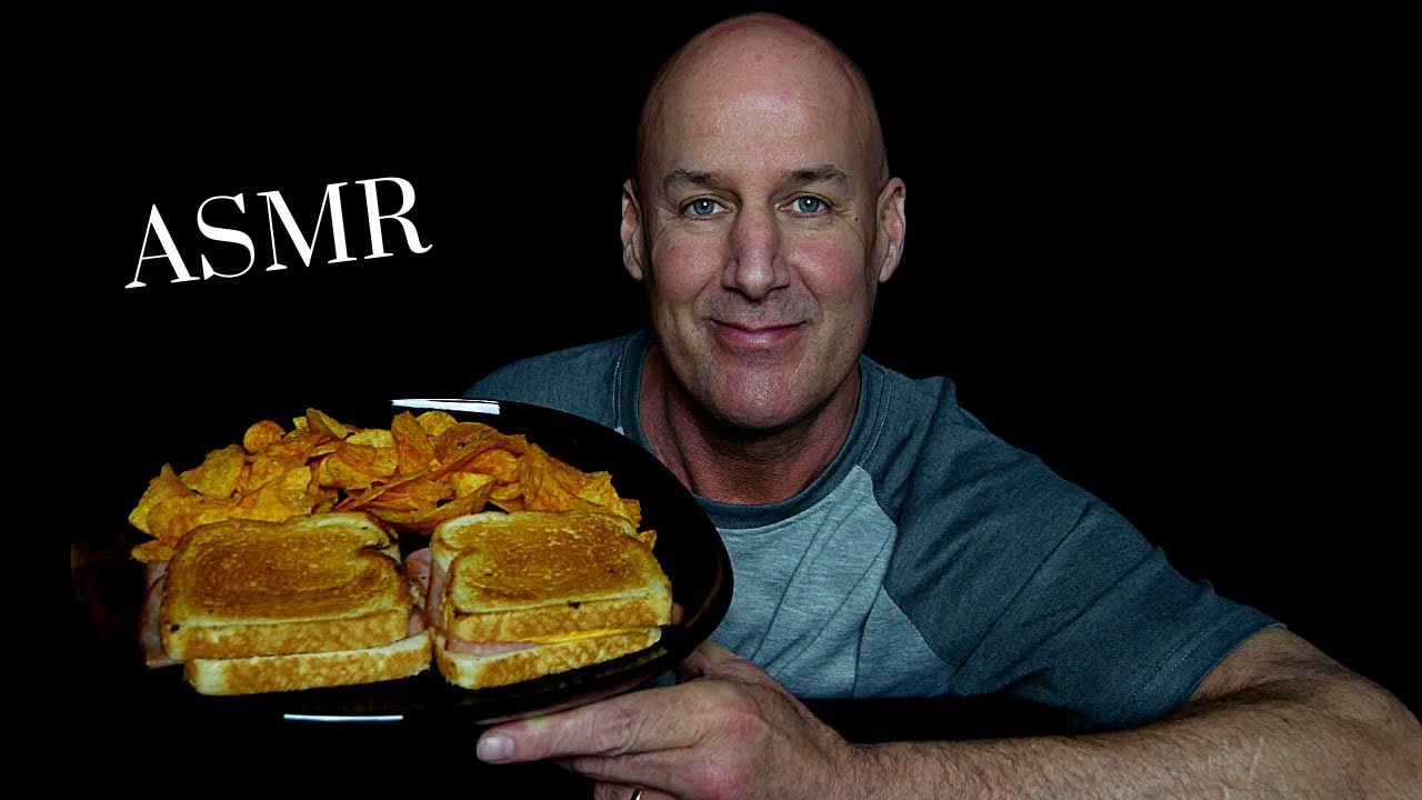 ASMR: GRILLED HAM & CHEESE SANDWICHES WITH BBQ POTATO CHIPS~STORYTIME~SOFT SPOKEN