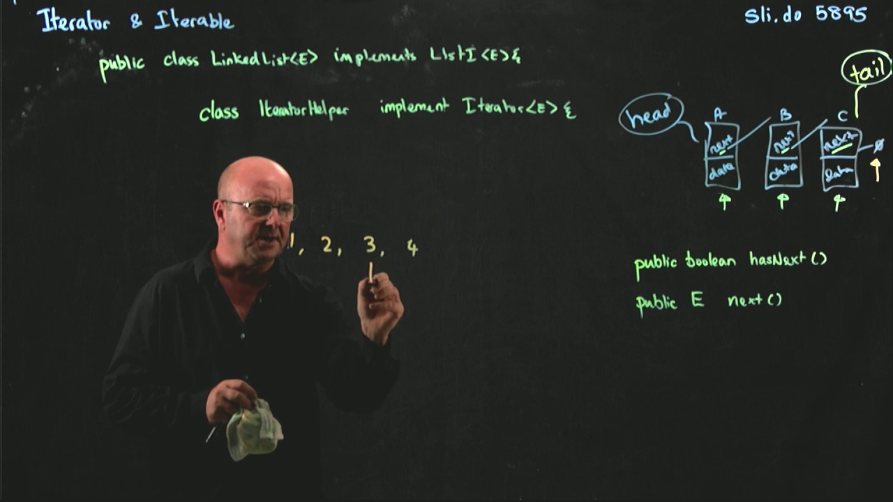 Linkedlist 11 Iterators Youtube
