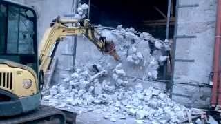 видео Демонтаж бетонных конструкций
