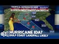 Potential Hurricane Ida with Gulf Coast landfall coming