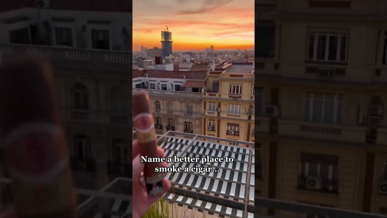 Cuban Cigars while traveling in Madrid, Spain! 