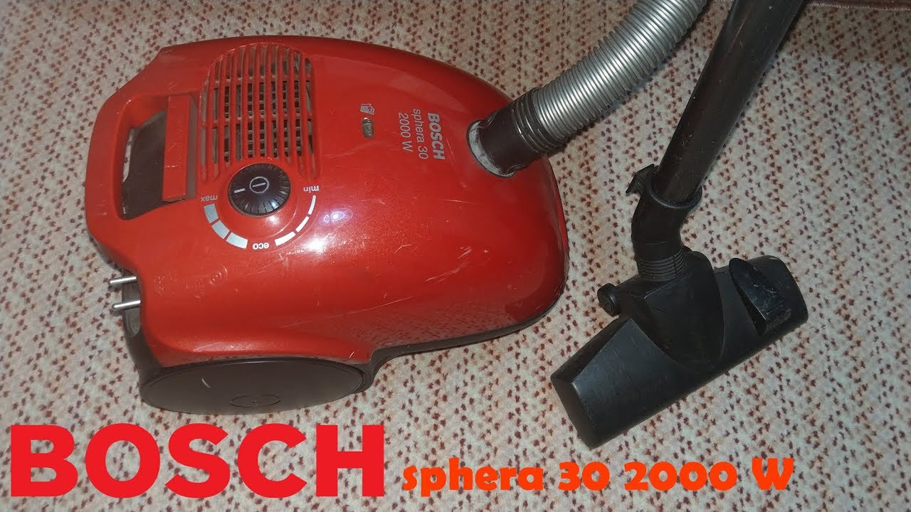 BOSCH sphera 30 2000 w ELEKTRİKLİ SÜPÜRGE KULLANICI