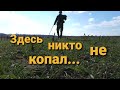 Такие находки можно копать целый день. Два кольца серебро на поле!!!