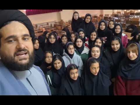 منبر نوین تصویری در مدرسه دخترانه متوسطه اول سپاهان شهر توسط حجت الاسلام سیدمحمدرسول موسوی