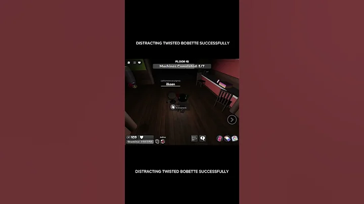 SUCCESSFULLY DISTRACTING TWISTED BOBETTE AS LOOEY IN DANDYS WORLD!!! #dandysworld #roblox #shorts