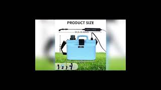 Portable electric weed sprayer, effortless spraying for garden weed removal and daily watering!