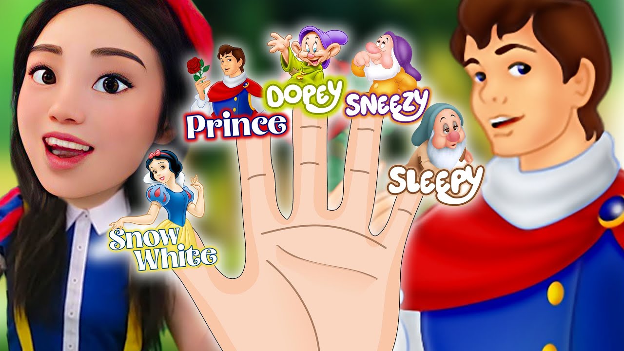 Snow White Finger Family | Disney | Nursery Rhymes | DoReMi Kids Songs ...