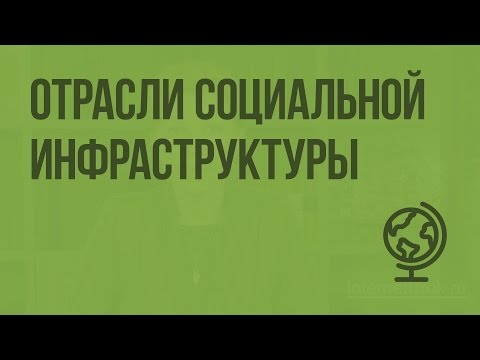 Отрасли социальной инфраструктуры