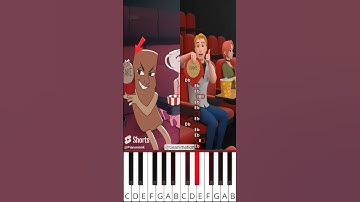 Tung Tung Tung Sahur Easy Magic Show  3D vs 2D  #brainrot (@tieanimation) - Octave Piano Tutorial