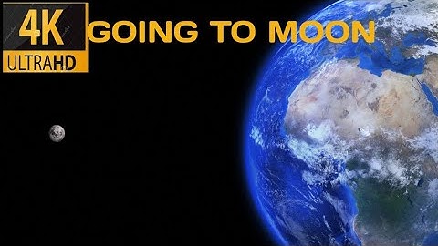 Flying To The Moon And Stopping An Asteroid | 4K Animation Video MUSIC/VIDEO NO COPYRIGHT