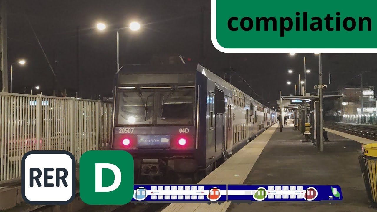Compilation de z20500 transilien sur le RER D
