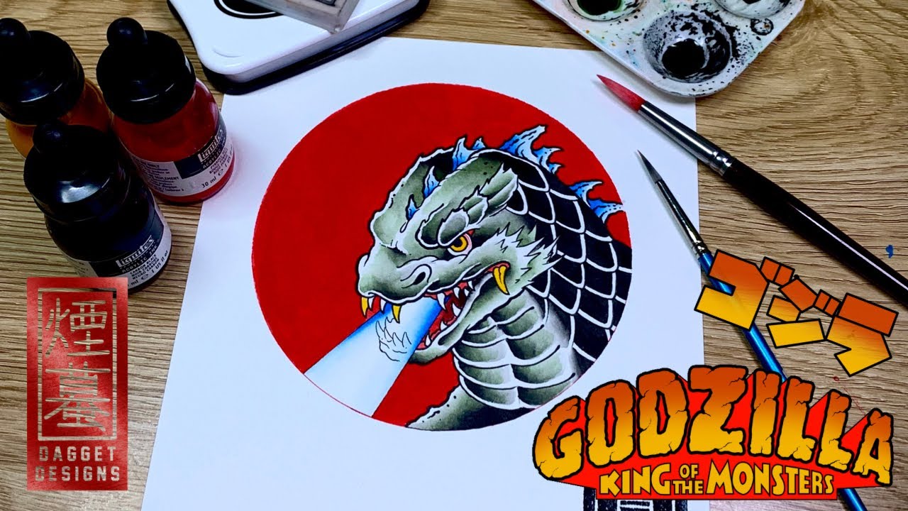 Godzilla Tatoo Design by KaijuSamurai on DeviantArt