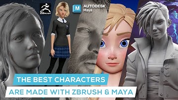 Why the Best Characters in the World are Created with Zbrush & Autodesk Maya