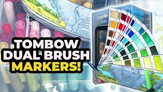Swatching - Tombow Dual Brush Markers