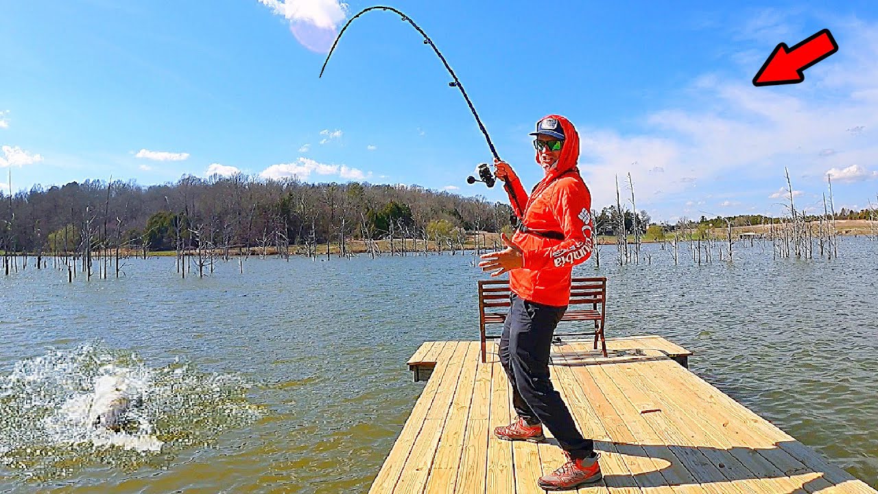 Fish of a Lifetime Caught from This Tiny Pier!