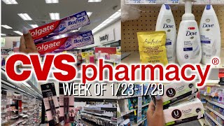 CVS HAUL | Week Of 1/231/29 | Cheap Dove, Free Oral Care & More!