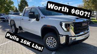 2026 GMC Sierra 2500HD Pro Double Cab Long Bed Gas POV Test Drive & Review