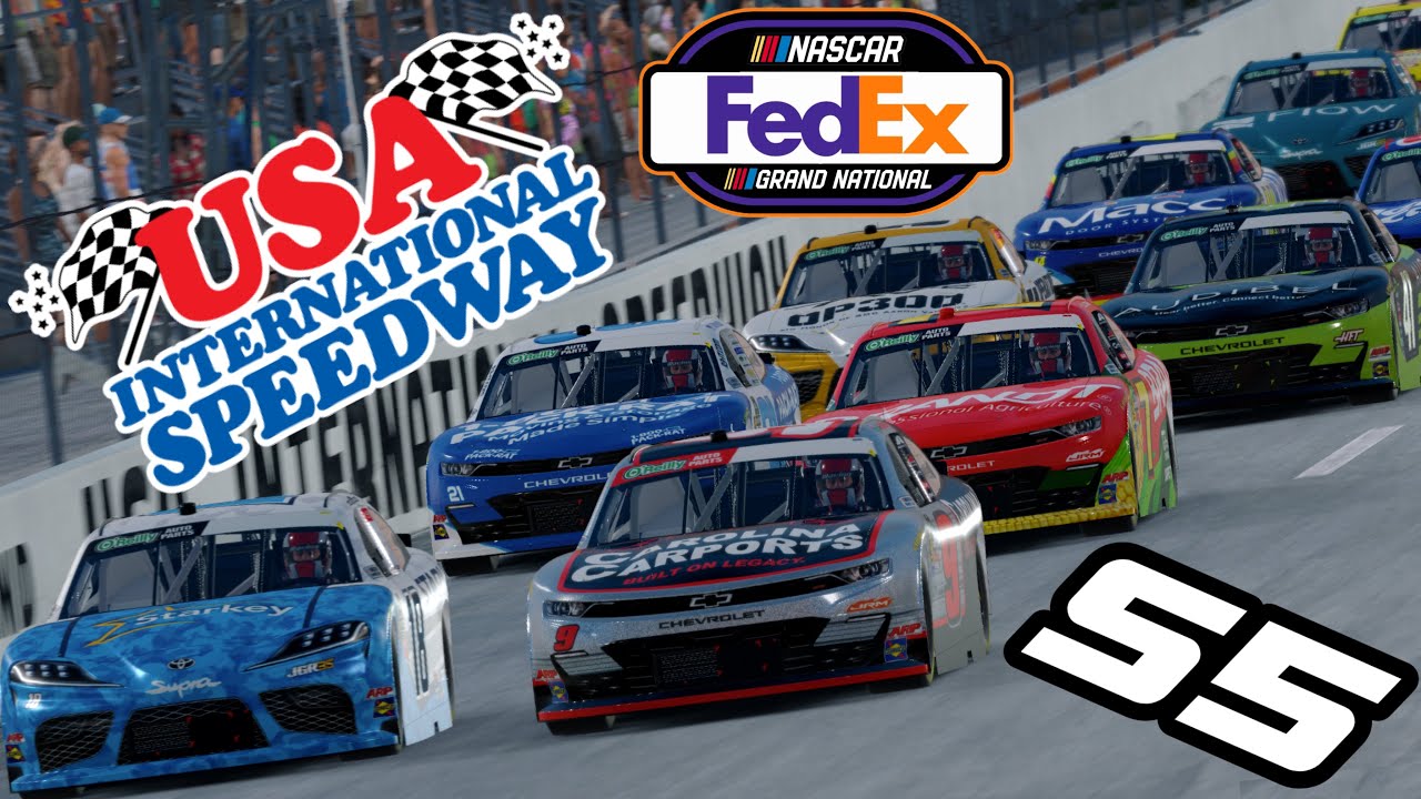 NASCAR iRacing FedEx Grand National Series S5 R17 USA Speedway