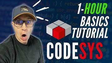 Codesys 1 hour Tutorial | Motor, PLC and pneumatic actuators