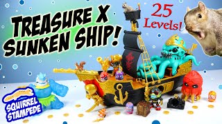 Treasure X Sunken Gold Ship With Giant Octopus Beast and Real Gold Coin!