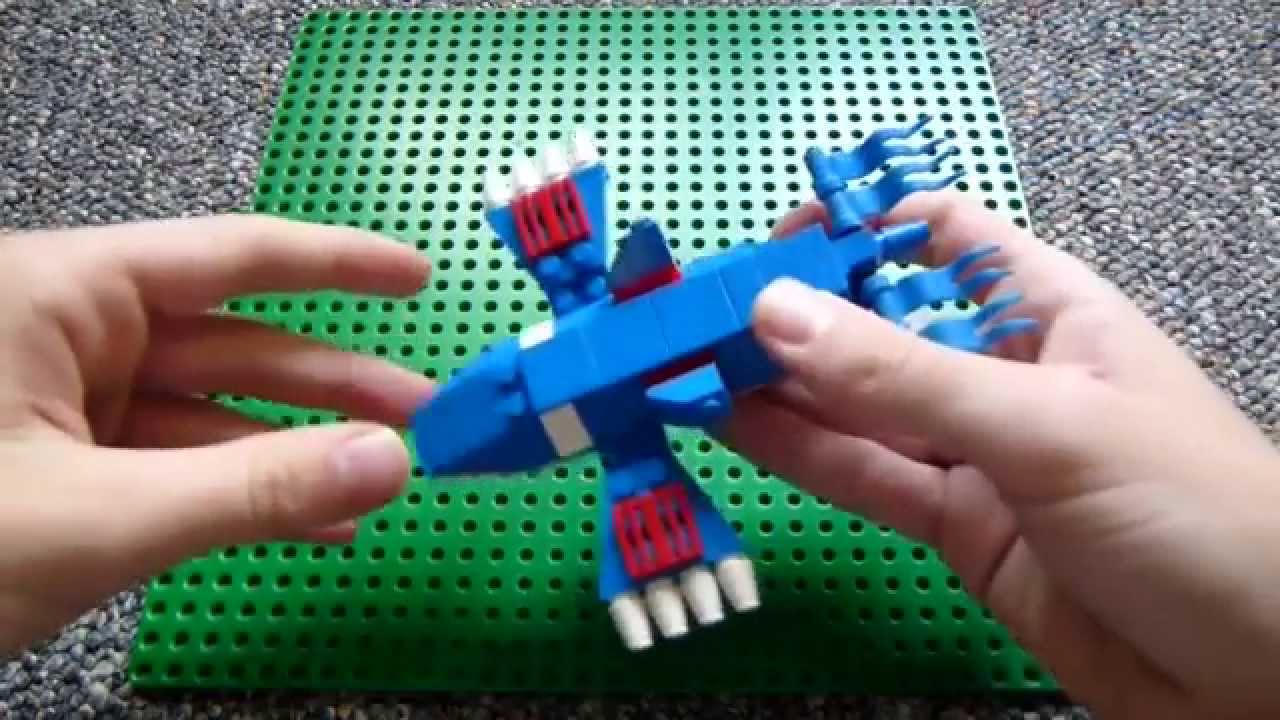 Lego Pokemon + Instructions Part 11 Kyogre revisited YouTube