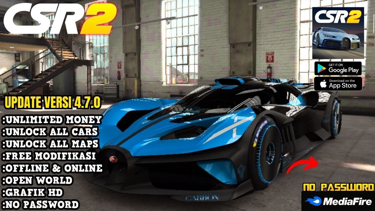 CSR Racing 2 Mod APK Dec 23 (Free Shopping, Unlimited Money) Latest