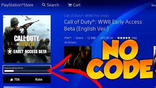 Call Of Duty: WWII BETA - Download For FREE!!! (NO CODE & NO MONEY)