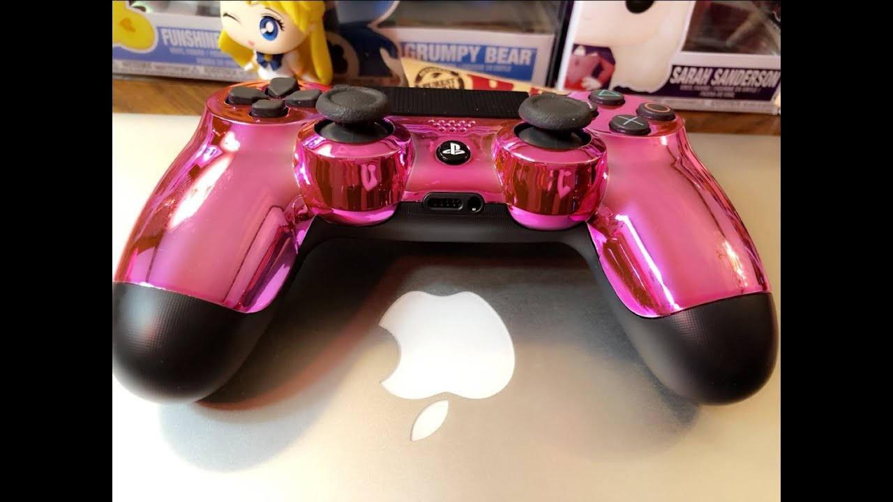 My Pink Chrome PS4 Controller YouTube