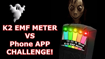 K2 EMF Meter VS Phone App CHALLENGE!!