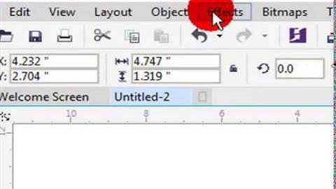 CorelDRAW X 7 (Copy Effect Drop Shadow From & Drop Shadow Tool)