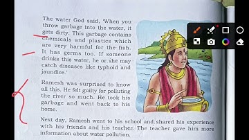 Class 3 || My English Reader || Unit 2. A. 2 || The God of River || DAV Public School