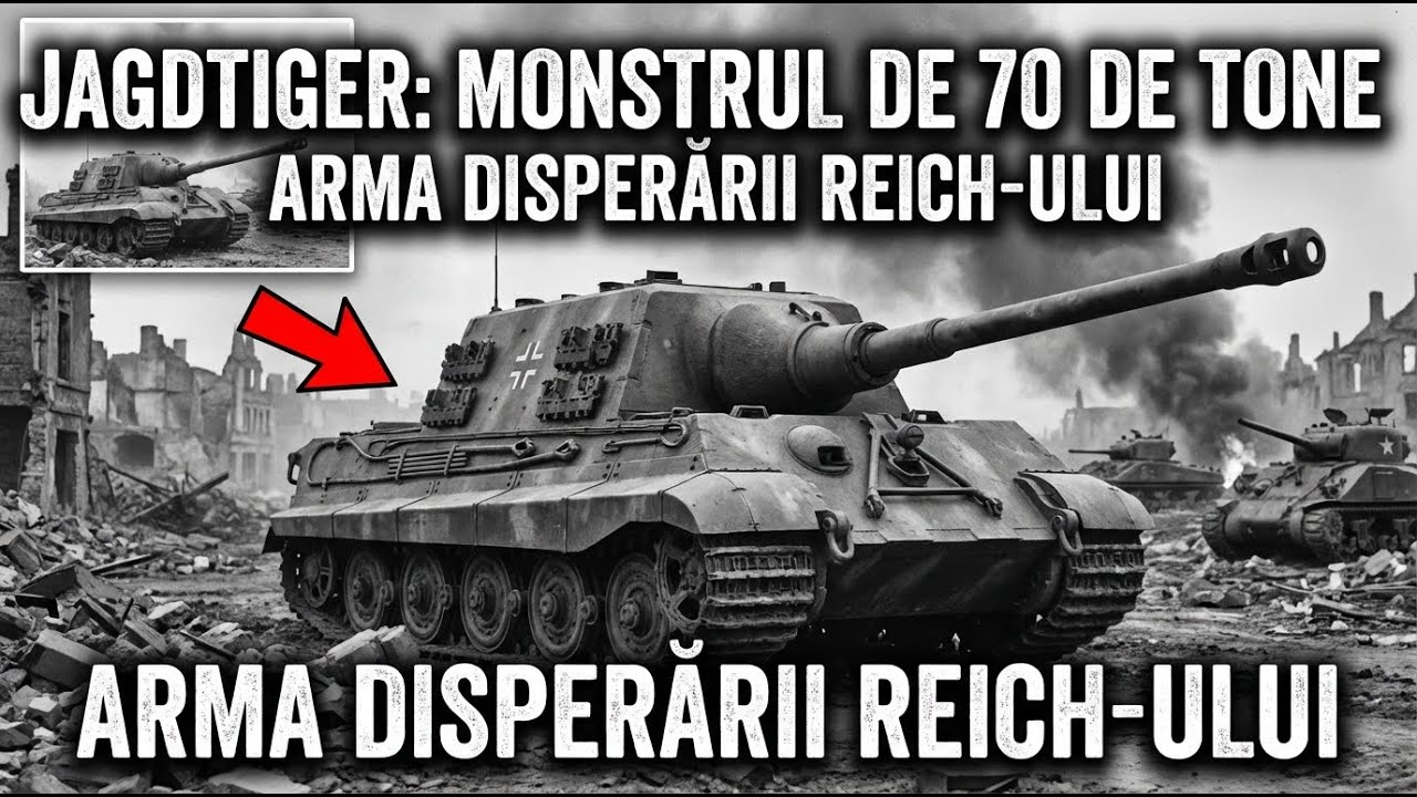 70 de tone de teroare: Jagdtiger — monstrul blindat care a înspăimântat toți Aliații!