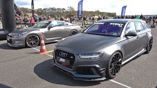 ABT Audi RS6 Avant C7 (750HP) vs Nissan GT-R R35 vs Mercedes-AMG C63S