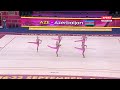 2019.09.22 - Азербайджан 🇦🇿AZE - 3 обруча 4 булавы - 26,45 - 37th FIG RG World Championships 2019