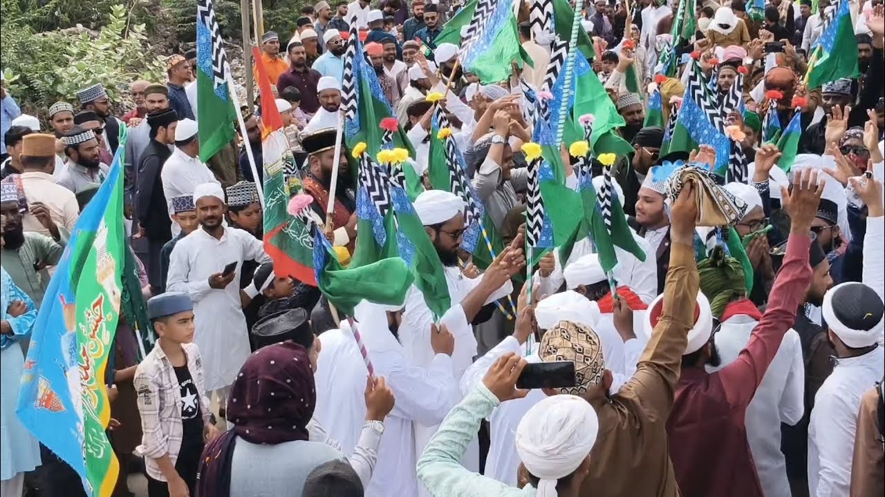 Jashn e Eid Miladun Nabi Juloos Tuna Kutchh Gujrat  #islamic #eidemiladunnabiﷺ #gandhidham 