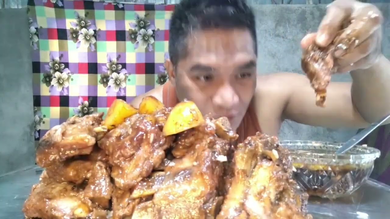 RIBS NG BABOY KADERETA  SPICY SPECIAL MUKBANG GRABE SUBRANG SARAP AT ANG LAMBOT PA 