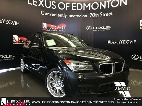 used-2013-black-bmw-x1-awd-35i-walkaround-review-|-hinton-alberta