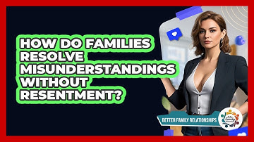 How Do Families Resolve Misunderstandings Without Resentment? - Better Family Relationships