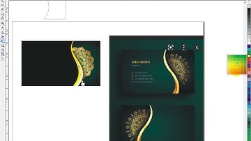 03# Visiting Card in Corel Draw 11 || Visiting card design || Corel draw 11